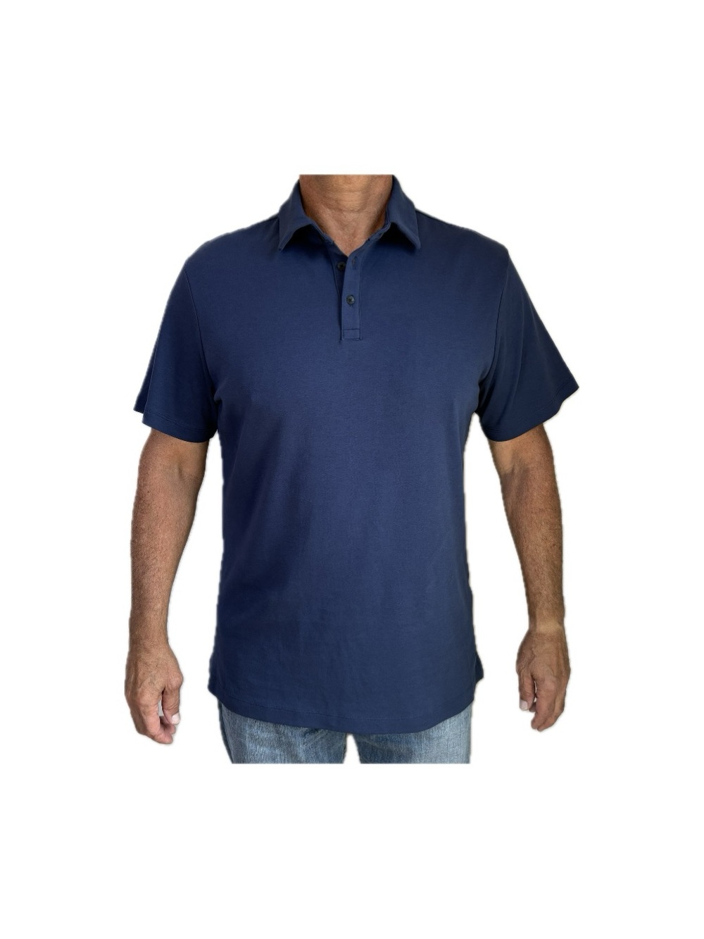 NWOT Banana Republic Men's 100% Cotton Navy Blue Polo Shirt - Size XL - Unworn